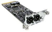 A stand-alone photo of a Virtual Mixer Card for the Hear Back PRO on a white background.